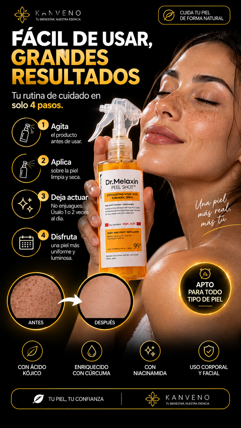 Peel Shot™ – Renovador Facial de Poros